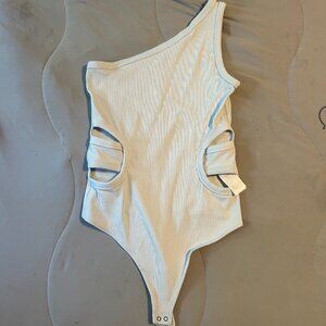 Abercrombie & Fitch Bodysuit Medium Off White